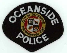 CALIFORNIA CA OCEANSIDE POLICE NICE SHOULDER PATCH SHERIFF