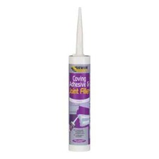 Everbuild Coving Adhesive Joint Filler Gap Plaster Cartridge Silicone 290ml Tube