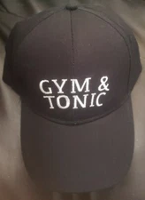 GYM & TONIC - Capelli Black Baseball Cap Adjustable Back One SIze