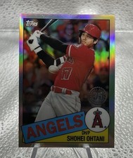 2020 Topps Chrome - 1985 Topps Shohei Ohtani Refractor #85TC-7 ANGELS DODGERS