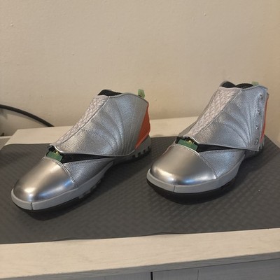 Free The Youth x Air Jordan 16 Retro OG Metallic Silver IV7638-001  Men Size 8.5