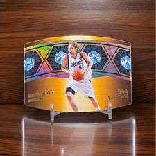 2024-25 Panini Revolution Die-Cut Ring Bearers #9 Dirk Nowitzki Fractal SP