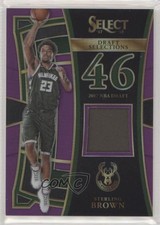 2017 Panini Select Draft Selection Memorabilia Purple 52/99 Sterling Brown kx2