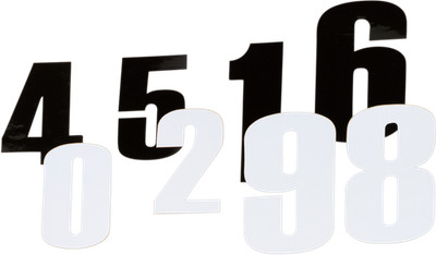 MOOSE RACING NUMBER MSE #3 4.5'' BLACK 4310-0643