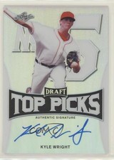 2017 Leaf Metal Draft Top Picks Auto Kyle Wright #TP-KW1 Auto y5m