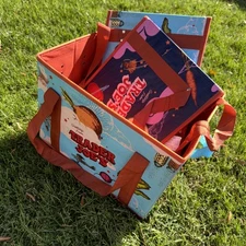 Trader Joe's Stand Up Collapsible Grocery Shopping Tote (2-Pack)