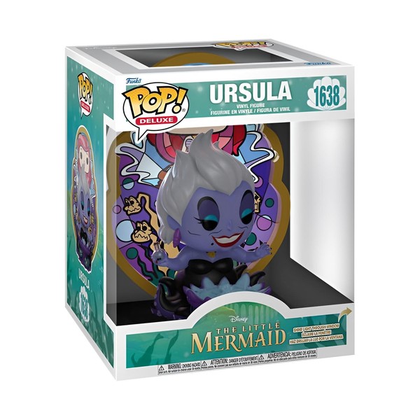 GW2084 Disney Pop! Deluxe Vinyl Figur Ursula(Glass) 9 Cm Neu & Ovp-image
