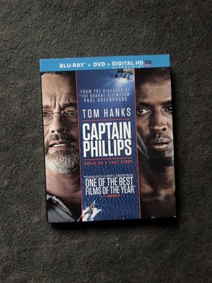 Captain Phillips (Blu-ray & DVD, 2013) DISCS ARE LIKE NEW