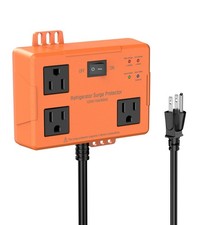 3 Outlet Refrigerator Surge Protector with Time Delay, Voltage 2FT