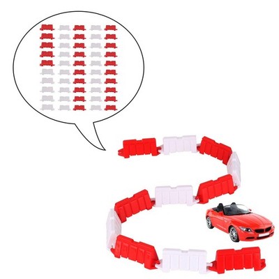 50Pcs RC Road Barrier Model RC Roadblocks for 1:18 Crawler