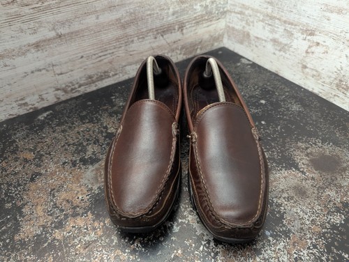 Mens Allen Edmonds Boulder Driving Loafers Sz 9.5 3E Extra Wide Used Read - Picture 3 of 17