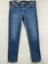AG Adriano Goldschmied The Legging Ankle Jeans Women s 28R Medium Blue Wash Supe