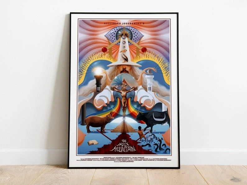 The Holy Mountain, La montaña sagrada, Alejandro Jodorowsky, 1973 Poster