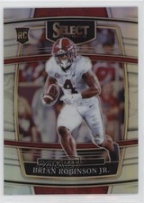 2022 Panini Select Draft Picks Concourse Silver Prizm Brian Robinson Jr #84 1q9