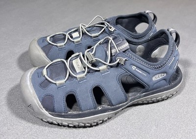 Keen SOLR Sandals Men s 9 Blue Konnectfit Water  Camping Hiking Fishing *READ