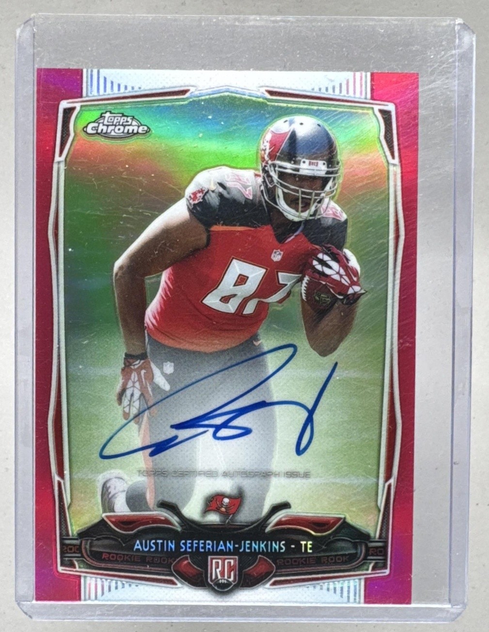 Austin Seferian-Jenkins Topps Chrome #178 Autograph Refractor