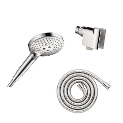 hansgrohe Raindance Select S Adjustable 5inch Handheld Shower Head Set Modern 3