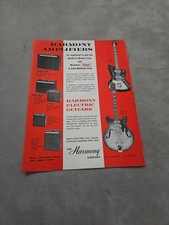 TBOOK46 MAGAZINWERBUNG 11X8" HARMONY VERSTÄRKER - H440 12 RÖHRENHALL - TREMOLO