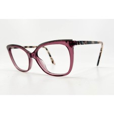 Dior Cat Eye Eyeglasses Frames Purple Tortoiseshell Italy 52-16