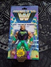 Masters of the WWE Universe He-Man MOTU Jake The Snake Roberts Figure