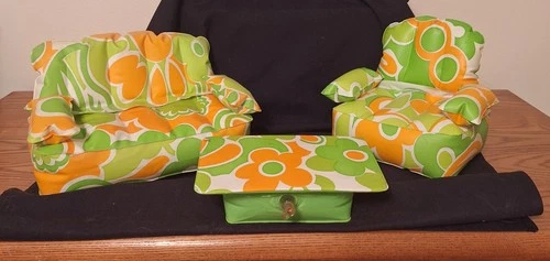 Vintage Barbie Mod Inflatable Furniture