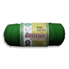 Pepperell Bonnie Macrame Craft Cord 4mmX50yd-Kelly