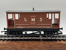 Oo Hornby R718 Lms Brown 20 Ton Brake Van 730386 - (GOOD)