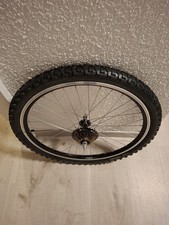 24 Zoll Hinterlaufrad  507 X 19  mit  7 Fach Kassette Schwarz gebr.