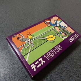 Tennis Famicom software, good condition