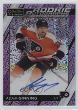 2024-25 O-Pee-Chee Platinum Violet Pixels 48/99 Adam Ginning #R-AG Auto 16fy
