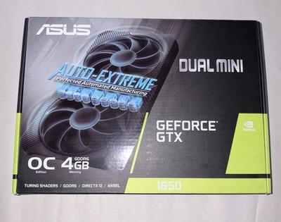 ASUS Dual Mini GeForce GTX 1650 MINI OC Edition 4GB GDDR6 Graphics Card