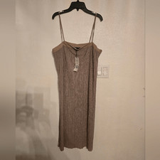 NWT Zara Pleated Basic Dress Size XL
