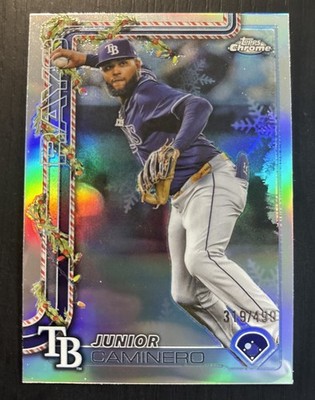 2025 Topps Holiday Junior Caminero Chrome Silver Refractor #HC3 319/499