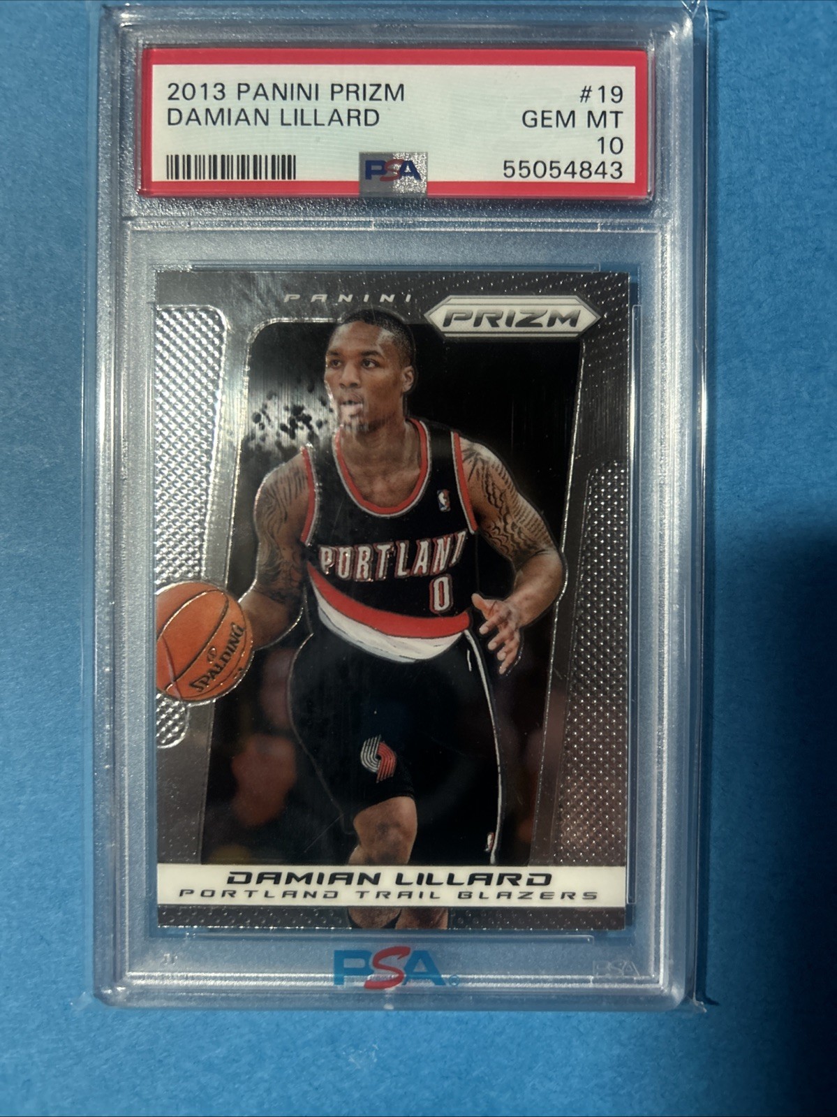 2013-14 Panini Prizm - Damian Lillard #19 2nd Year Future HOF Gem Mint PSA 10