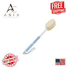 Back Scrubber anti Slip for Shower, Shower Brush Long Handle with Stiff and Soft