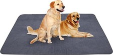 Peepeego Non-Slip Dog Pads Extra Large 72" x 72x72 Inch Pack of 1 , Gray