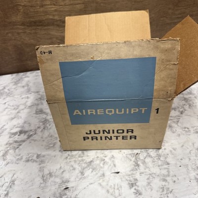 Vintage Airequipt ''Junior'' Contact Printer Darkroom Photo *Untested* With Box