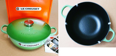 Le Creuset Marmite 22cm Limited color Rosemary rare With accessories Unused