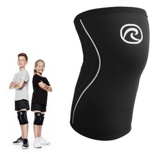 Rehband Kids Knee Sleeve made from 5mm Noprene, Small, Black - 1 Piece