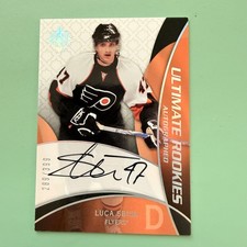 2008-09 Ultimate Collection #77 Luca Sbisa RC Auto /399 Flyers ✨