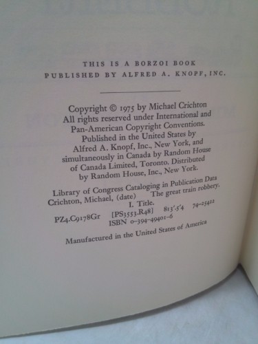 The Great Train Robbery (BCE) by Michael Crichton - Afbeelding 2 van 3