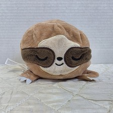 Teeturtle Reversible Sloth Stuffed Animal Sensory Fidget Plush Toy