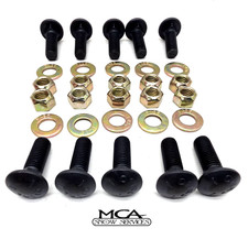 Boss Western Fisher Snow Plow Cutting Edge Bolt Kit 58-11 X 2 10 Bax00096