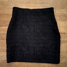 Express charcoal mini pencil skirt size 8 b42