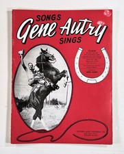 1942 SONGS GENE AUTRY SINGS movie stills photos WESTERN MUSIC CO. song book