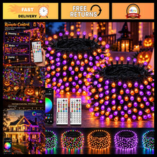 2-Pack 400 LED Smart Color Changing String Lights with App  Remote - Halloween