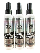 Redken One United All-In-One Multi-Benefit Treatment 5 oz. Pack of 3.