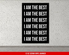 Gym Wall Art Motivational Vinyl Banner Custom Home Gym Decor