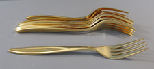 9 Piece Custom Design Gold Electroplate Stainless Steel "Forks" - Japan