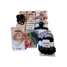 Scunci Hair Lot, Ponytail Bands, Claw Clips,ALL Hair, Thick Hair, New